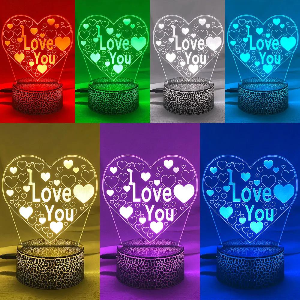 Ŀ I LOVE YOU LED ߰ ,  , ġ ,    ̺, 3D 